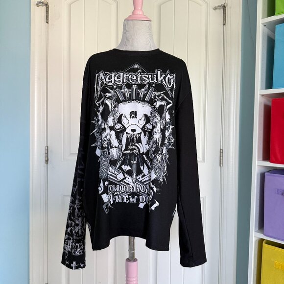 Blackmilk Aggretsuko Long Sleeve Oversized BFT - Picture 1 of 12